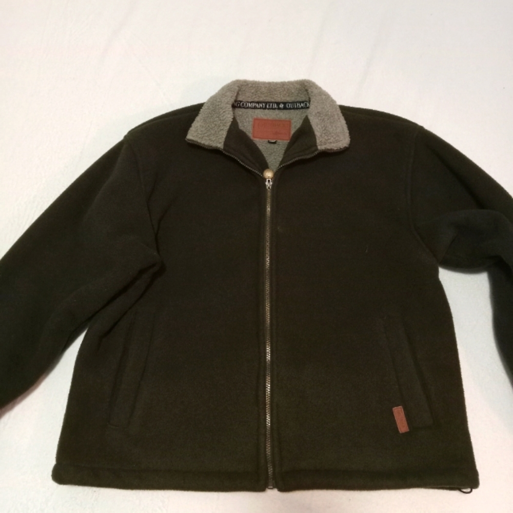Outback heavy fleece zip up coat.